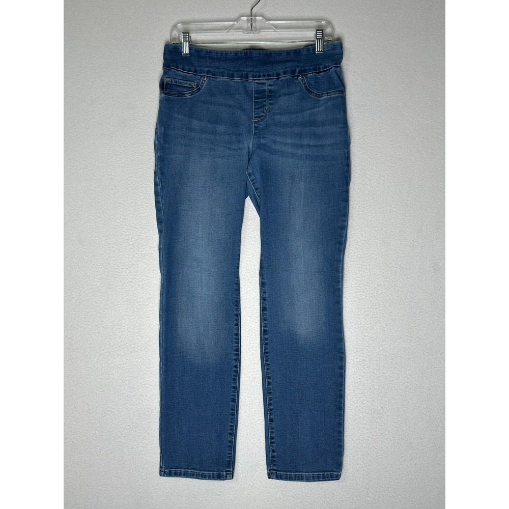 Lee Petites Slim Fit Slim Leg Mid Rise Sculpting Blue Jeans 10P 30W